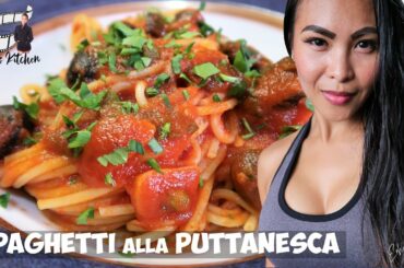 Spaghetti alla Puttanesca | Pasta Recipe | Italian Pasta