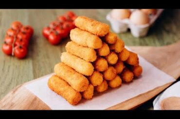 Italian Style Potato Fritters: Crispy on the outside and super soft on the inside!