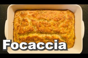 Focaccia Bread Recipe | Rosemary Foccacia Recipe | Italian Foccacia Bread Recipe | Homemade Focaccia