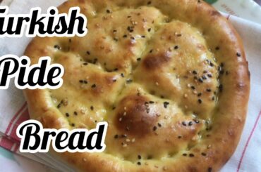 Turkish pide bread | homemade turkish pide bread | easy pide bread by Italian Pakistani cooking