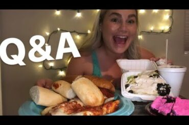 ITALIAN FOOD MUKBANG + Q&A