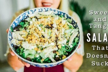Salad That Doesn't Suck + An Easy Homemade Zesty Italian Dressing | Farm Fresh Fridays