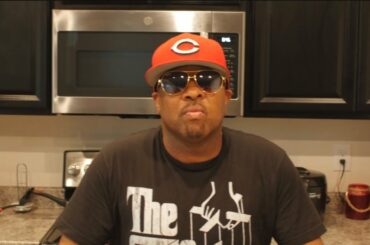 IN THE KITCHEN COOKING WITH SNOW- ITALIAN MEATBALLS COOKED IN COCONUT MILK, WITH TERIYAKI RICE