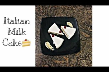 Recipe No:2|| Italian milk cake🍰||bake without oven🤩