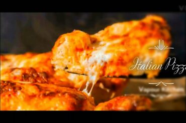 Italian Pizza Recipe||Creamy and Cheesy||Lockdown Time Cooking||Stay Home Stay Safe..