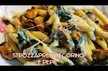 STROZZAPRETI PECORINO E PEPE| ITALIAN RECIPE