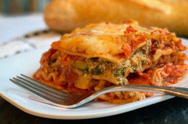VEGETARIAN LASAGNA RECIPE (ITALIAN DISH)