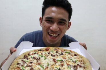 KOREAN PIZZA MUKBANG ITALIAN PIZZA AND BEEF BULGOGI AND 1ST VIDEO TEST OF MY CANON M50
