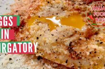 Easy eggs recipe - Eggs in Purgatory