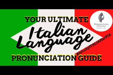 YOUR ULTIMATE ITALIAN PRONUNCIATION GUIDE #10 L'APERITIVO