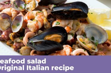 SEAFOOD SALAD - Original Italian recipe