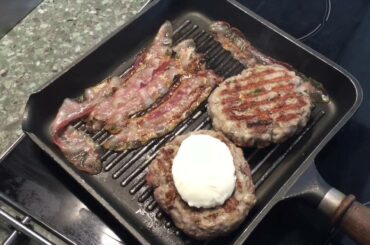 Alberti's Amazing Italian Burgerlicious Burger - The Alberti Twins