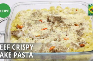 Beef Crispy Bake Pasta Recipe | Tarka | Rida Aftab | Italian Food
