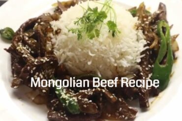 Mongolian Beef Recipe - Beef Stir Fry - How To Cook Mongolian Beef - Chinese Stir Fry