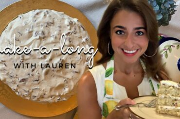 Best-Ever Italian Cream Cake | Bake-A-Long with Lauren