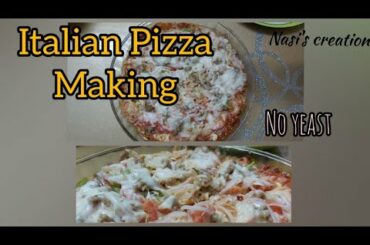 Italian veg pizza recipe | Eid Mubarak | without yeast