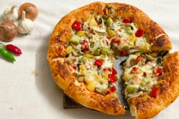 Our Homemade Italian Pizza Recipe | Cheesy Sausage Pizza at Home | Beef Pizza Recipe