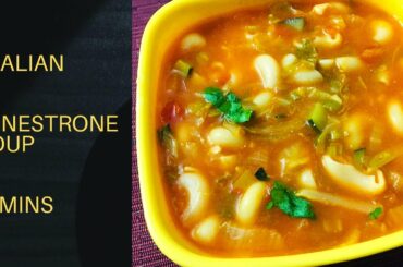Minestrone Soup || Basic Italian Soup || Easy | Rakhi | Vegetarian Delicious 😋