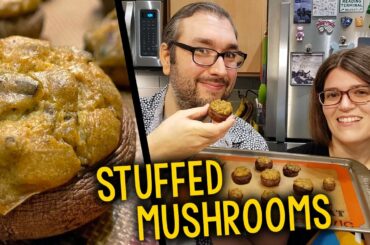 Recipe: Brian’s “Mom-Inspired” Italian Stuffed Mushrooms (Plant-Based, Vegan)