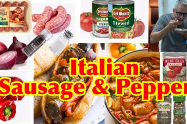 SAUSAGE AND PEPPERS RECIPE | AUTHENTIC ITALIAN FOOD | MARCO TELLS YOU HOW | difedevlogs