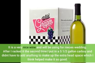 Wild Grapes, Premium DIY Wine Making Kits, Makes Up to 30 Bottles/6 Gallons of Wine, Italian Pi...