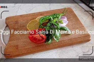 Salsa Di menta e Basilico| mint and basil CHUTNEY| INDIAN and ITALIAN COOKING Vlogs In ITALY