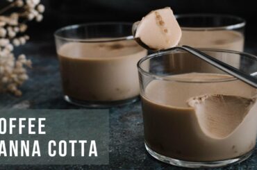 Coffee Panna Cotta | Easy Panna Cotta Recipe | ASMR Cooking