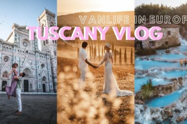 One week in Tuscany in a Camper Van! Wine Tastings, Thermal Baths & Wedding Shoots