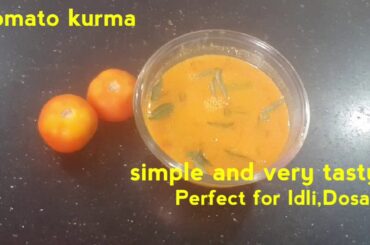 இரண்டே தக்காளி போதும் சூப்பர் குருமா ready|tomato recipes in tamil|homes best|easy tomato recipes