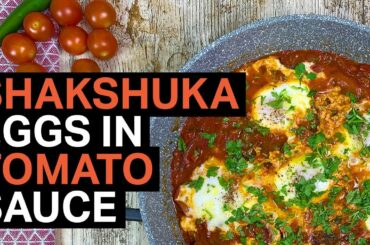 Shakshuka - eggs in tomato sauce, very easy and quick recipe | LOW CARBS & GLUTEN FREE