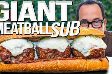 MAKING A GIANT MEATBALL SUB | SAM THE COOKING GUY 4K