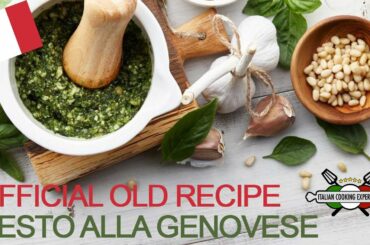 Pesto alla Genovese  - official old recipe - Italian Cooking Experience - ABC Alce Bologna Cucina