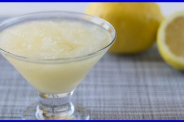 LEMON ICE GRANITA ITALIAN RECIPE EASY AND QUICK - ItalianCakes USA