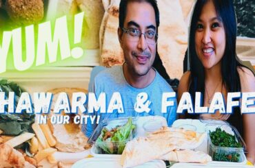 MIDDLE EASTERN FOOD|ITALY|CHICKEN SHAWARMA+FALAFEL+HUMMUS+TABOULEH+DOLMA|CHASING THE MOMENT|MUKBANG