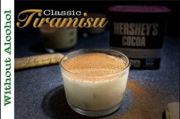 HOW TO MAKE TIRAMISU!!CLASSIC ITALIAN DESSERT RECIPE -NO ALCOHOL