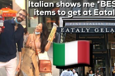 Visiting Eataly NYC Flatiron with a *real* Italian