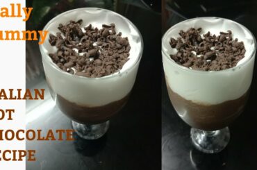 Italian Hot chocolate recipe | Italian#hotchocolate | നിർത്താതെ കുടിച്ചോണ്ടിരിക്കും hot chocolate HK