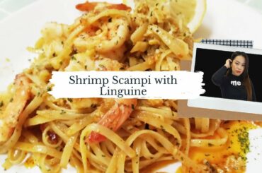 #CookwithMi #Howto #Italian SHRIMP SCAMPI with LINGUlNE