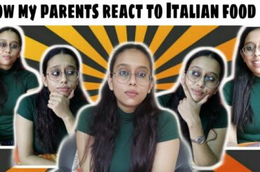 HOW MY PARENTS REACT TO ITALIAN FOOD || MAKING WHITE SAUCE PASTA ||