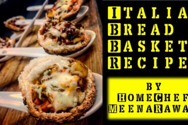 Italian Corn Cheese Bread Basket Recipe | इटेलियन ब्रेड बास्केट | Kid special Menu by HomeChef Meena