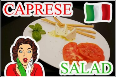 Satisfying Caprese , italian food QHD , Marmande Tomato , Basil , Mozzarella cheese 満足のいくビデオ Jazz