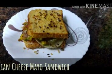 Italian Cheese Mayo Sandwich