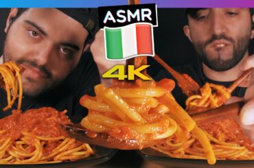 ASMR MUKBANG ITA BUCATINI ALL' AMATRICIANA ITALIAN FOOD ASMR | VIDEO ASMR CIBO MUKBANG ASMR ITALIAN