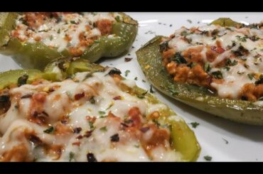 Cook With Me: Home Chef - Cheesy Italian Sausage - Stuffed Pizza Peppers