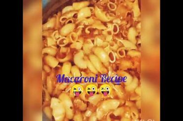 Macaroni Recipe in my style