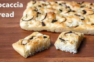 Focaccia Bread Recipe | Italian bread recipe | Homemade Focaccia bread | Rosemary Focaccia