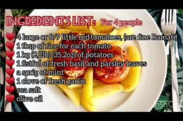 Stuffed tomatoes with rice, Pomodori con riso | Italian cooking mama