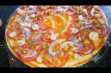 Mixed French Pizza | Chicken - Prawn - Pork Pizza