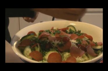Chopped Italian and Rye Salad By Cooking for Busy People with Dawn Hall