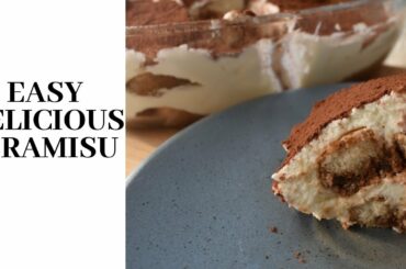 NO-BAKE DESSERT|| How to make EGGLESS TIRAMISU|The most delicious ITALIAN tiramisu
